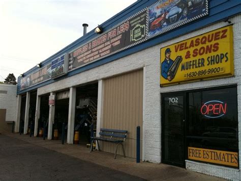 Velasquez Mufflers Brakes is located at 2600 N Laramie Ave in Chicago, Illinois 60639. Velasquez Mufflers Brakes can be contacted via phone at 773-889-5700 for pricing, hours and directions. ... Muffler Shop Near Me in Chicago, IL. Mufflers 4 Less. 830 N Milwaukee Ave Chicago, IL 60642 (312) 226-6612 ( 2 Reviews ) Mufflers 4 Less. 1400 W 87th ...
